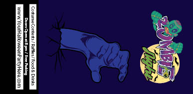 halloween event ticket template