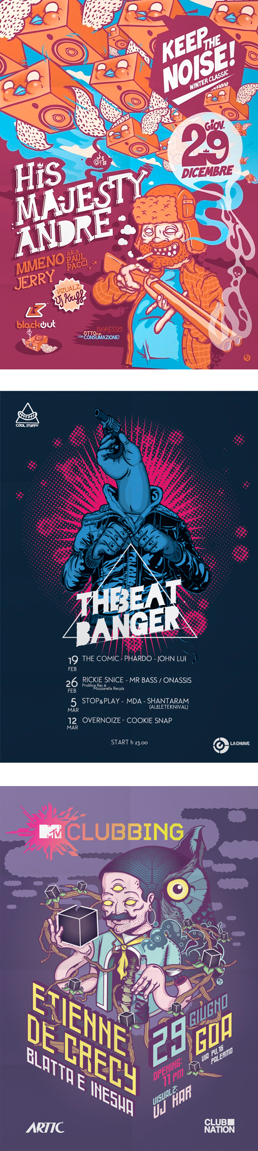 vector event poster design