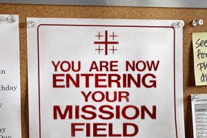 Cast a vision with signage