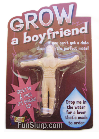 grow my boyfriend novelty gift