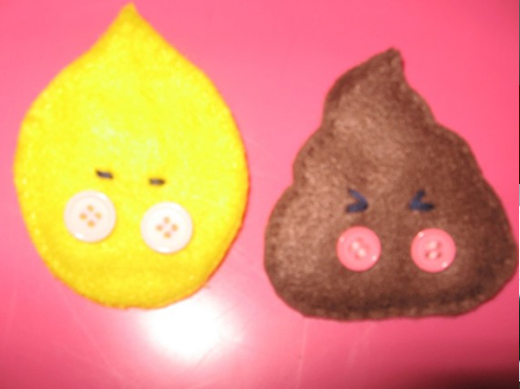 poo and pee christmas decorations