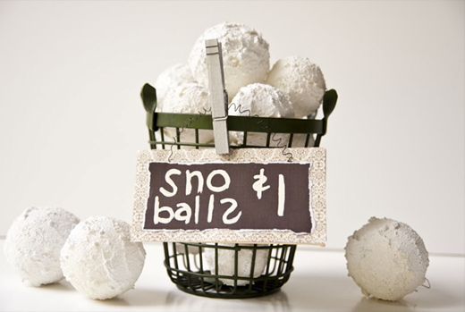 best holiday decoration snowballs