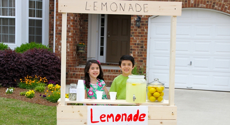 small business lemonade stand