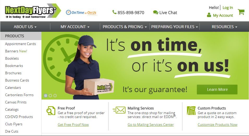 NextDayFlyers is consistent in their integrated marketing