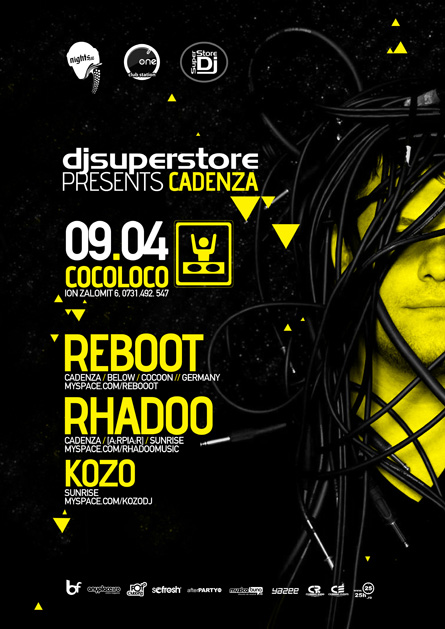 DJSuperstore music flyer by Alex Tass