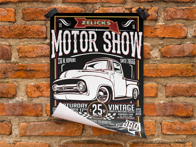 car show flyer by Christian Cisneros