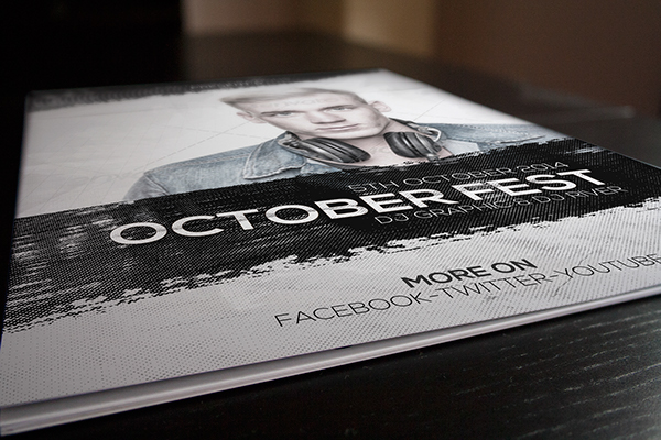 October fest flyer by Partho P. Folia