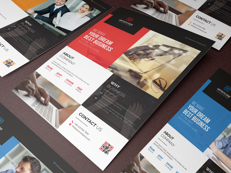 corporate flyers by Designer Eshad