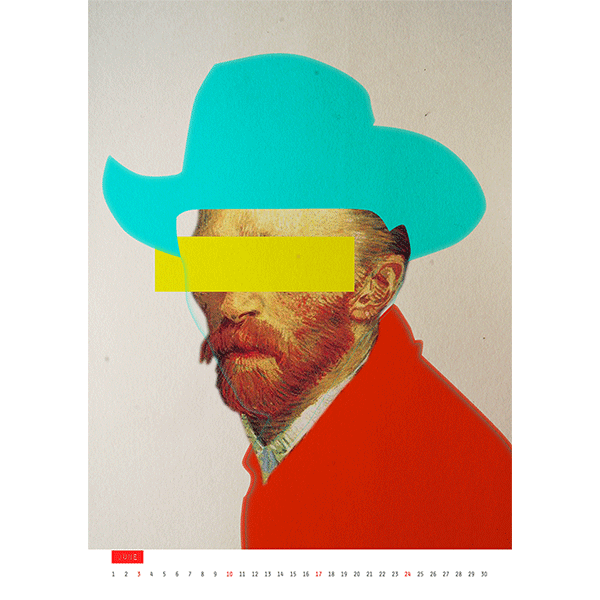 Collage Art Calendar 2018 by Marko Köppe