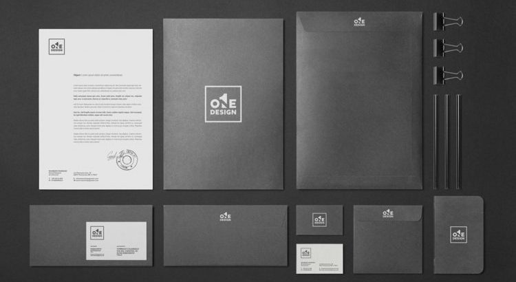 corporate stationery from One Design