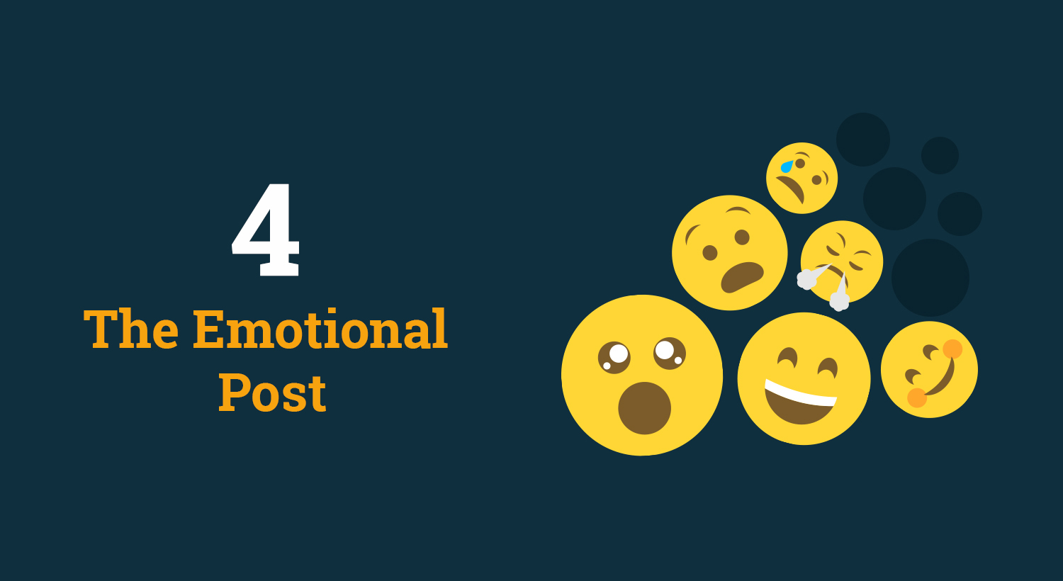 The emotional captures the heart of social media user shares. Social media content - the emotional post