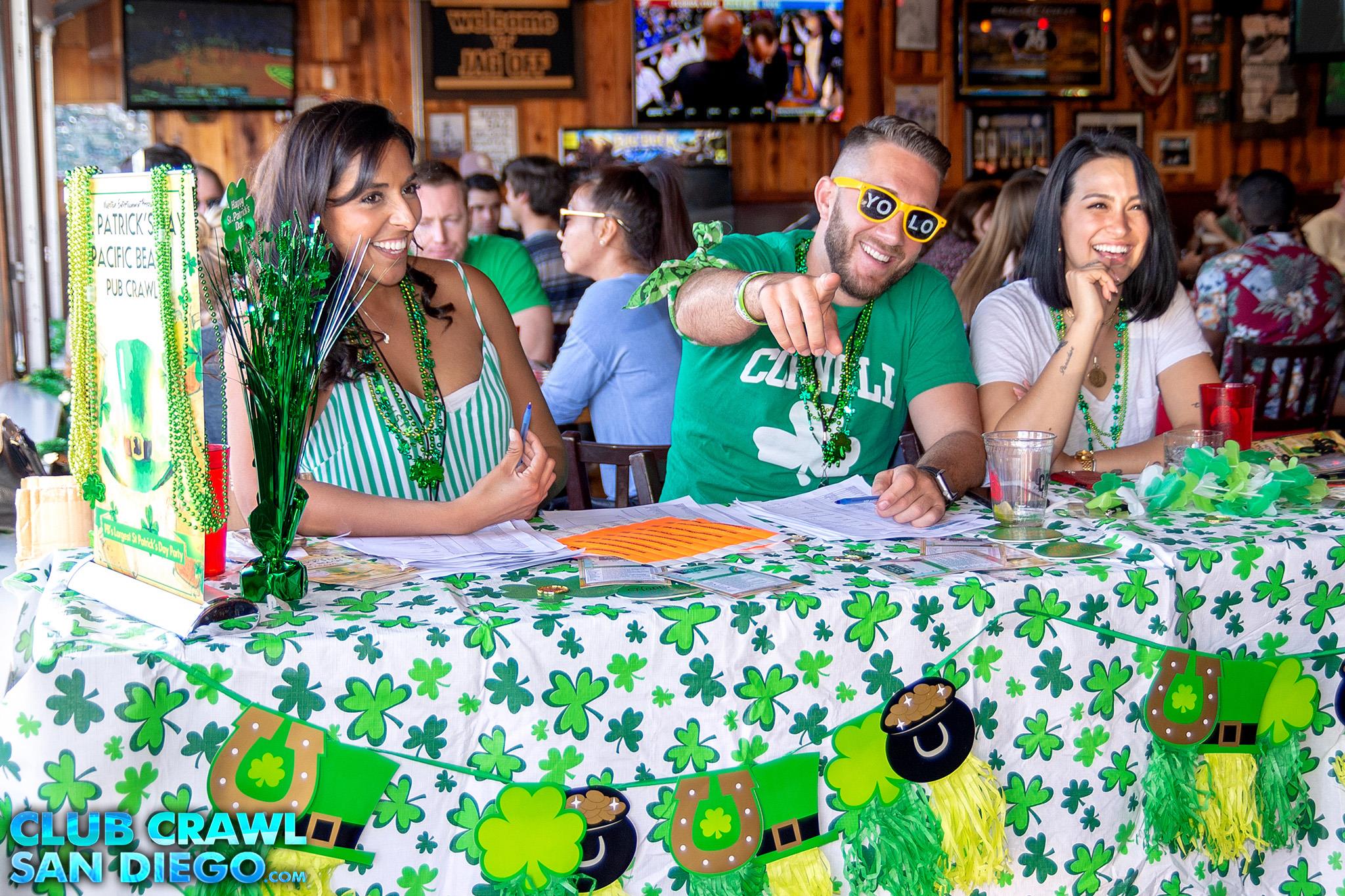 Daytime Pub Crawl Event on St. Patrick's Day