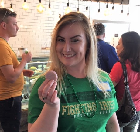 Macaroon sampling along the Chocolate Tour of Scottsdale.