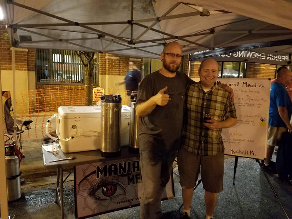 Maniacal Mead owners Jeff Fraser and Patrick Echlin