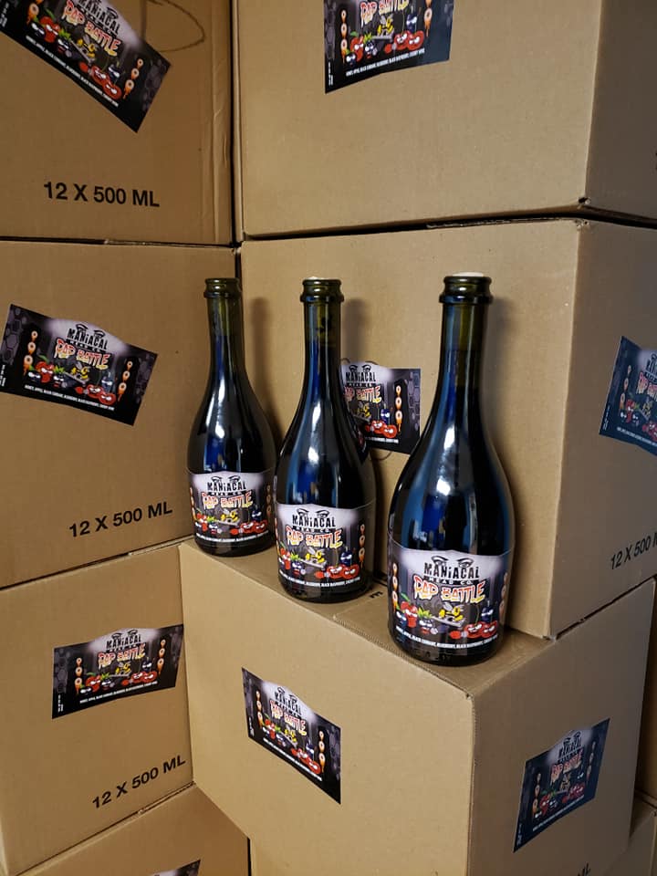 Boxes of wine bottles