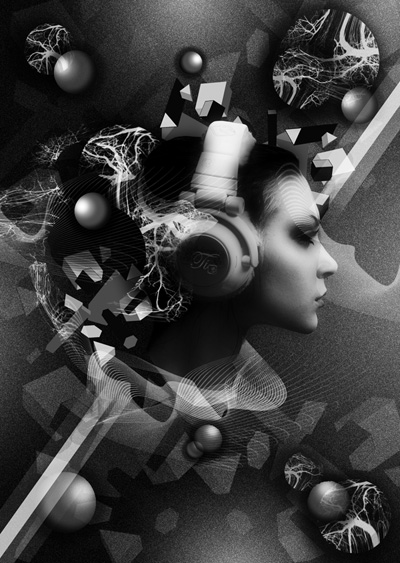 Black and White PSD file