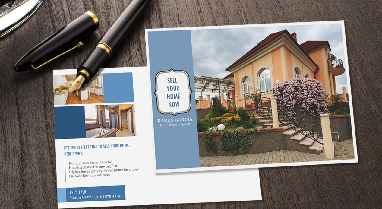 Real estate direct mail postcard