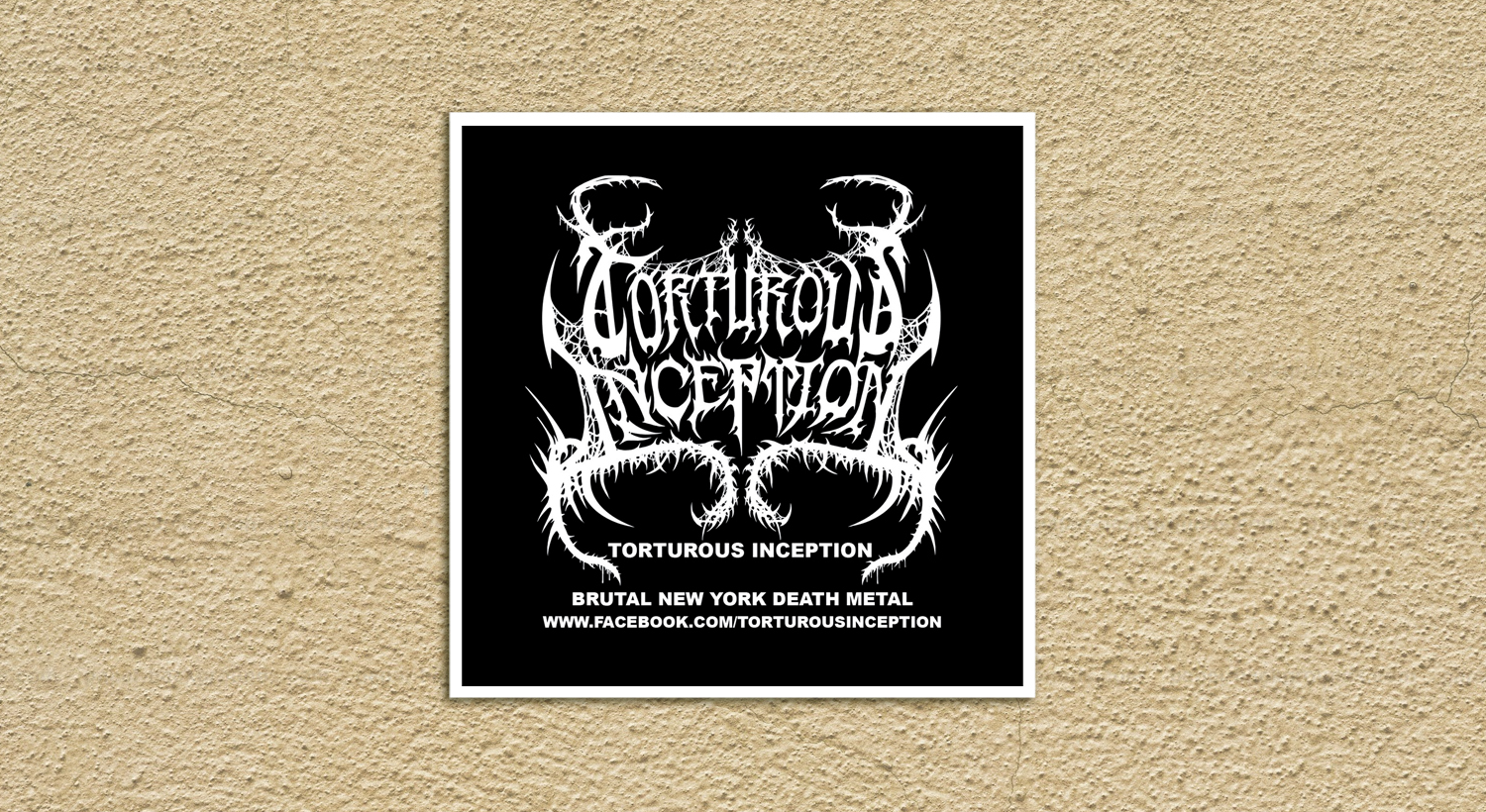 Torturous Inception's band sticker