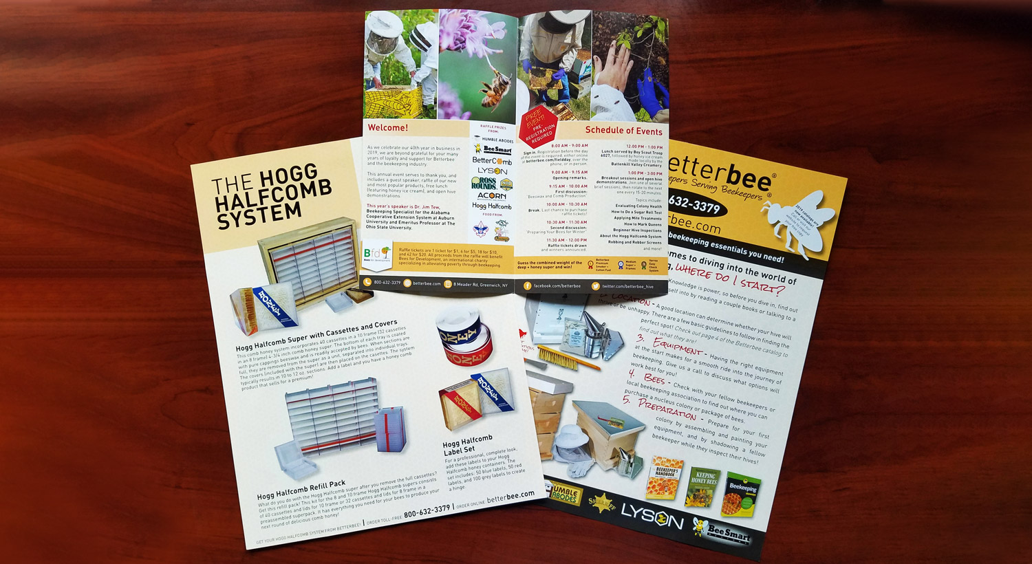 Betterbee's brochures printed by NextDayFlyers