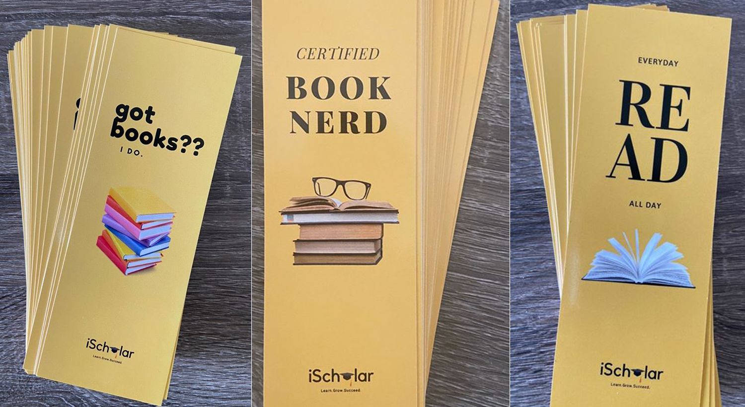 iScholar yellow bookmarks